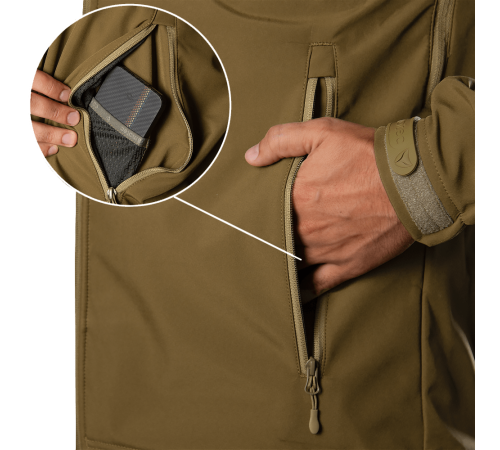 Куртка Stalker SoftShell Койот (7346), S