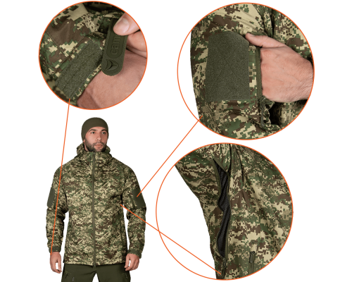 Куртка Stalker SoftShell Хижак НГУ (7495), L