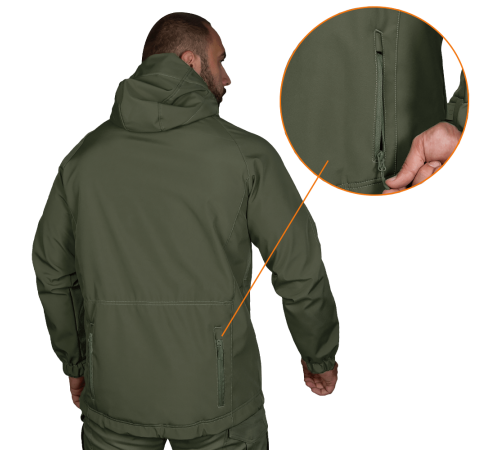 Куртка Stalker SoftShell Олива (7225), XXXL Куртка Stalker SoftShell Олива (7225), XXXL