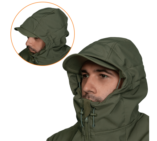 Куртка Stalker SoftShell Олива (7225), XXXL Куртка Stalker SoftShell Олива (7225), XXXL