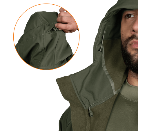 Куртка Stalker SoftShell Олива (7225), XXXL Куртка Stalker SoftShell Олива (7225), XXXL