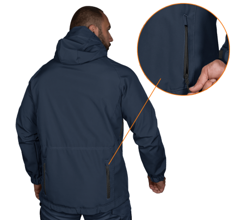 Куртка Stalker SoftShell Темно-синя (7005), XS