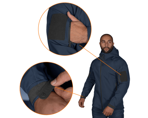 Куртка Stalker SoftShell Темно-синя (7005), XXL