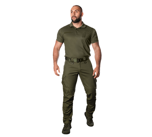 Поло Army ID 2.0 CoolPass Pique LT Олива (8082), XS