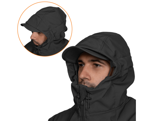 Куртка Stalker SoftShell Чорна (7226), S