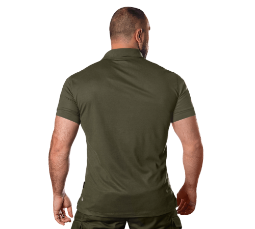 Поло Army ID 2.0 CoolPass Pique LT Олива (8082), XXXXL-Long