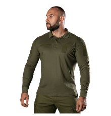 Поло Army ID Long CoolPass Pique LT Олива (8291), XS