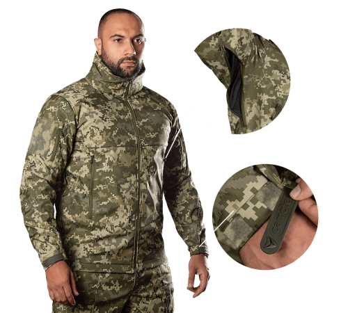 Куртка Phantom SoftShell Піксель (7290), S