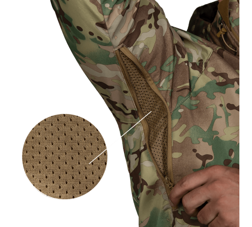 Куртка CM Stalker SoftShell Multicam (7089), XXXXL Куртка CM Stalker SoftShell Multicam (7089), XXXXL