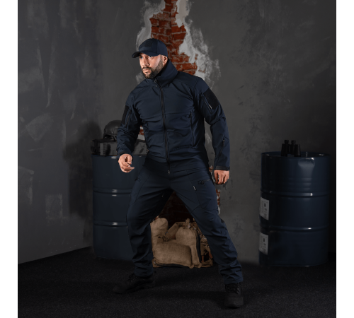 Куртка Phantom SoftShell Темно-синя (7292), M Куртка Phantom SoftShell Темно-синя (7292), M