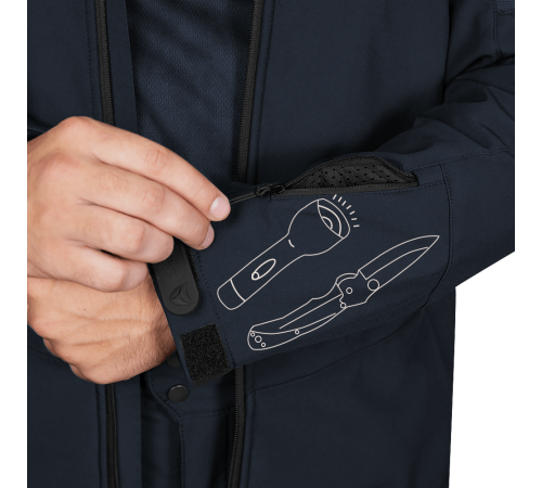 Куртка Phantom SoftShell Темно-синя (7292), M Куртка Phantom SoftShell Темно-синя (7292), M