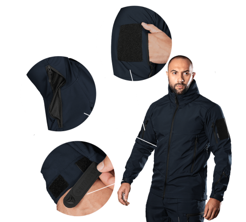Куртка Phantom SoftShell Темно-синя (7292), M Куртка Phantom SoftShell Темно-синя (7292), M
