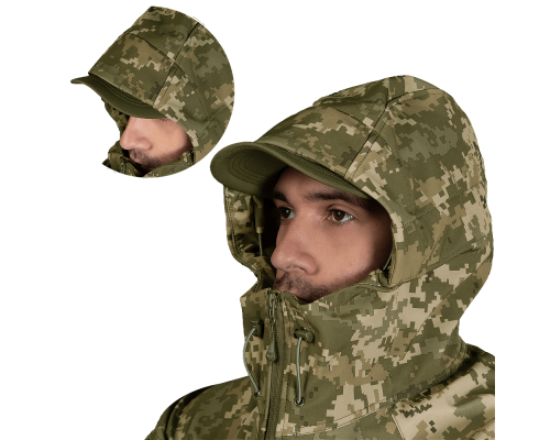 Куртка CM Stalker SoftShell Піксель (7379), S