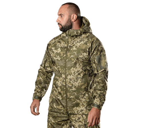 Куртка CM Stalker SoftShell Піксель (7379), XXL Куртка CM Stalker SoftShell Піксель (7379), XXL