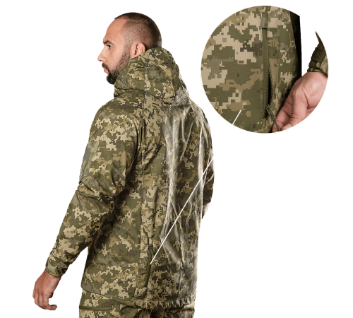 Куртка CM Stalker SoftShell Піксель (7379), XXL Куртка CM Stalker SoftShell Піксель (7379), XXL