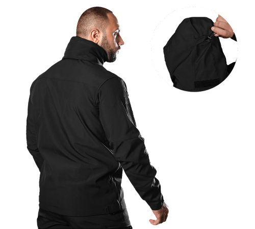 Куртка Phantom SoftShell Чорна (7287), XXL Куртка Phantom SoftShell Чорна (7287), XXL