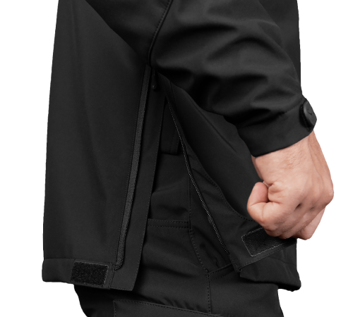 Куртка Phantom SoftShell Чорна (7287), XXL Куртка Phantom SoftShell Чорна (7287), XXL