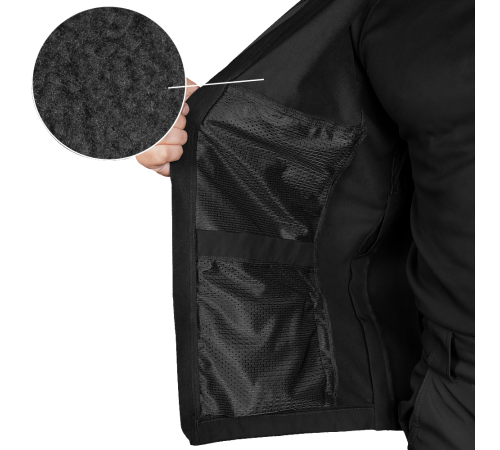Куртка Phantom SoftShell Чорна (7287), XXL Куртка Phantom SoftShell Чорна (7287), XXL