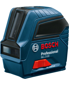 Перехресний лазерний нівелір Bosch GLL 2-10 червоний, 10м (без самовирівнювання)