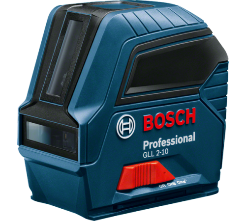 Перехресний лазерний нівелір Bosch GLL 2-10 червоний, 10м (без самовирівнювання)