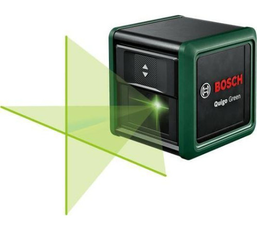 Перехресний лазерний нівелір Bosch Quigo Green зелений 12м (без самовирівнювання)