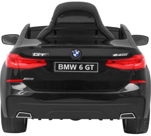 Дитяча акумуляторна машинка BMW 6 GT Чорна Дитяча акумуляторна машинка BMW 6 GT Чорна