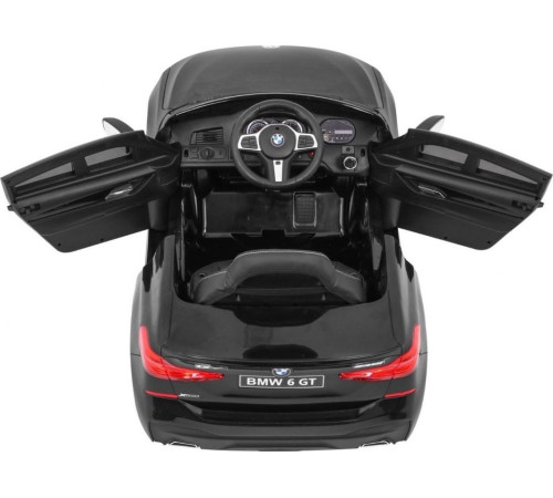 Дитяча акумуляторна машинка BMW 6 GT Чорна Дитяча акумуляторна машинка BMW 6 GT Чорна