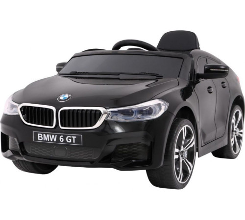 Дитяча акумуляторна машинка BMW 6 GT Чорна Дитяча акумуляторна машинка BMW 6 GT Чорна