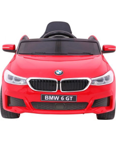 Дитяча акумуляторна машинка BMW 6 GT Червона