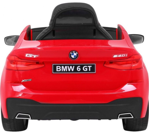 Дитяча акумуляторна машинка BMW 6 GT Червона