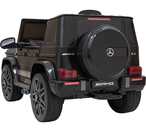 Дитяча акумуляторна машинка Mercedes AMG G63. Чорна