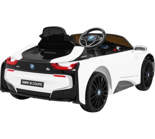 Дитяча акумуляторна машинка BMW I8 Lift Battery Car Біла