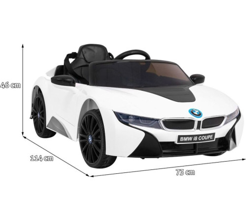 Дитяча акумуляторна машинка BMW I8 Lift Battery Car Біла