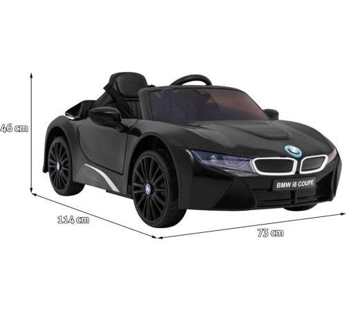 Дитяча акумуляторна машинка BMW I8 Lift Battery Car Чорна