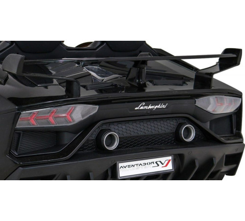 Дитяча акумуляторна машинка Lamborghini SVJ DRIFT Чорна Дитяча акумуляторна машинка Lamborghini SVJ DRIFT Чорна