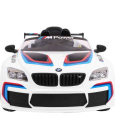 Дитяча акумуляторна машинка BMW M6 GT3 Біла
