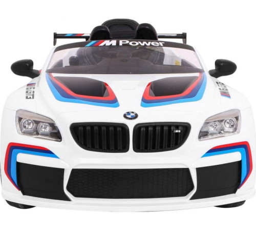 Дитяча акумуляторна машинка BMW M6 GT3 Біла