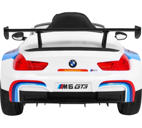 Дитяча акумуляторна машинка BMW M6 GT3 Біла