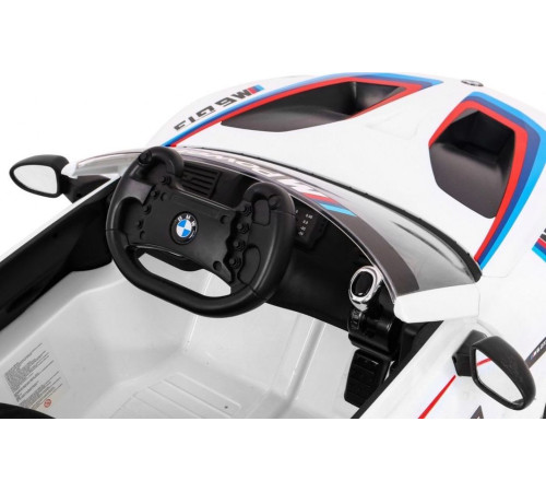 Дитяча акумуляторна машинка BMW M6 GT3 Біла