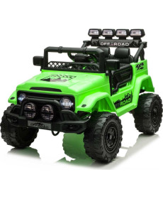 Дитячий акумуляторний позашляховик CLIMBER Зелений