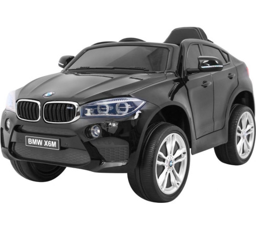 Дитяча акумуляторна машинка BMW X6M Чорна