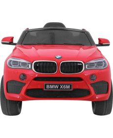 Дитяча акумуляторна машинка BMW X6M Червона