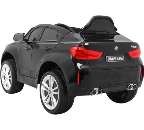 Дитяча акумуляторна машинка BMW X6M Чорна