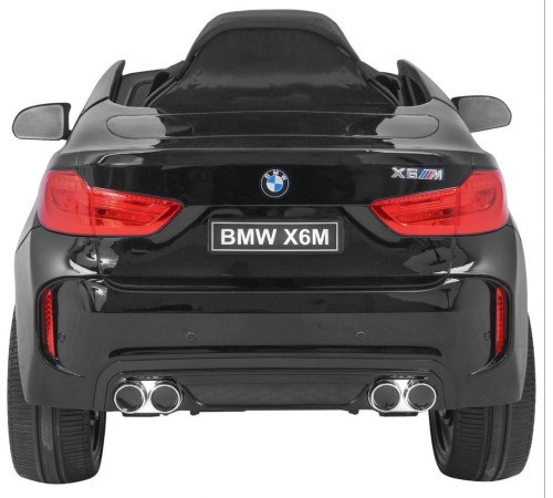 Дитяча акумуляторна машинка BMW X6M Чорна