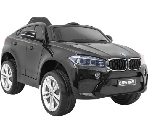 Дитяча акумуляторна машинка BMW X6M Чорна