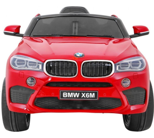 Дитяча акумуляторна машинка BMW X6M Червона