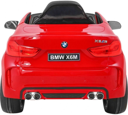 Дитяча акумуляторна машинка BMW X6M Червона