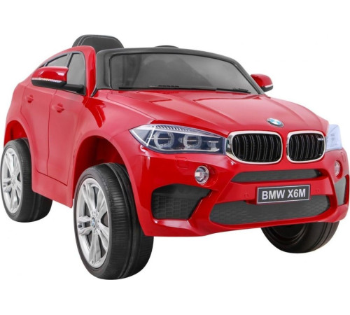 Дитяча акумуляторна машинка BMW X6M Червона