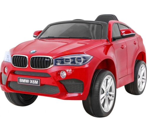 Дитяча акумуляторна машинка BMW X6M Червона