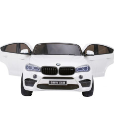Дитяча акумуляторна машинка BMW X6M XXL для 2 дітей Біла